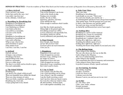 Songs of Practice - Mountain Solid, Water Reflecting Sangha