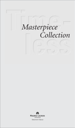 Models of the Masterpiece Collection