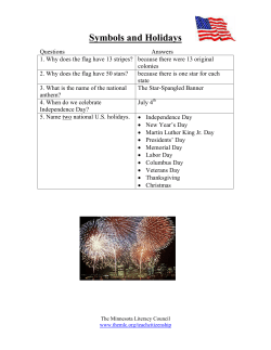 Symbols and Holidays - Minnesota Literacy Council