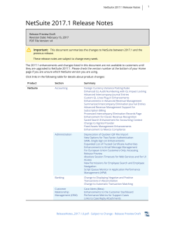 NetSuite 2017.1 Release Notes