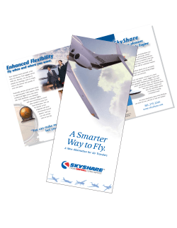 Central Flying Service Brochure