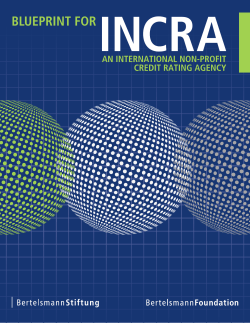INCRA Report - Bertelsmann Foundation