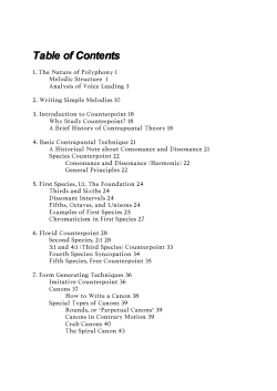 Table of Contents - Solomon`s Music Resources