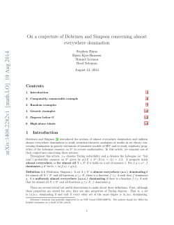 On a conjecture of Dobrinen and Simpson concerning almost