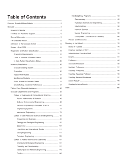 Colorado School of Mines - Colorado Department of Education