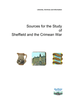 Sheffield and the Crimean War