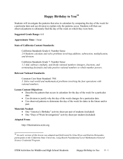 Happy Birthday to You