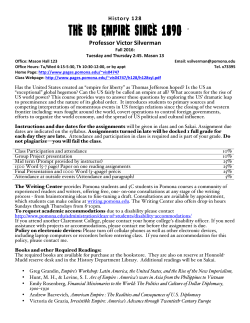 History 128: The US Empire