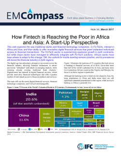 How Fintech is Reaching the Poor in Africa and Asia: A Start