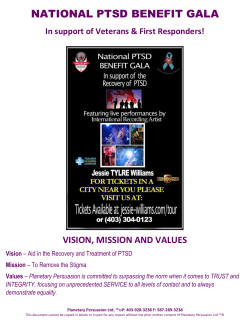 National ptsd benefit gala