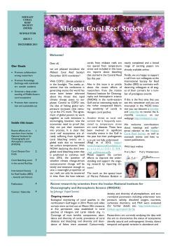 December 2015 - Mideast Coral Reef Society