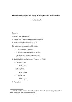 The surprising origins and legacy of Irving Fisher`s