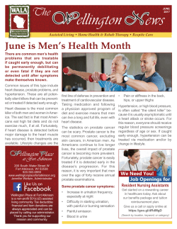 monthly newsletter - Wellington Place at Fort Atkinson