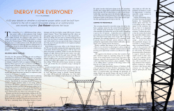 energy for everyone?