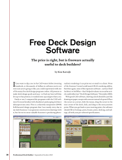 Free Deck Design Software - Professional Deck Builder