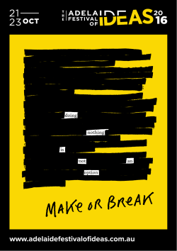 PDF Program - Adelaide Festival of Ideas