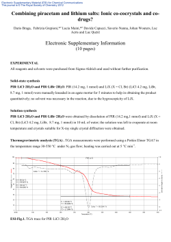 Electronic Supplementary Information