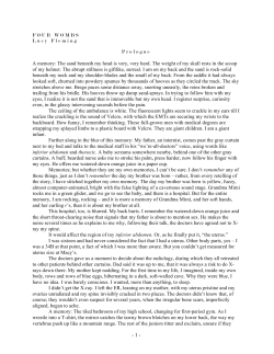 FOUR WOMBS Lucy Fleming Prologue