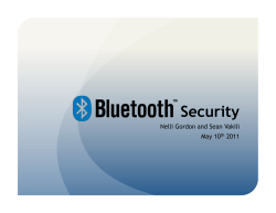 Bluetooth Security