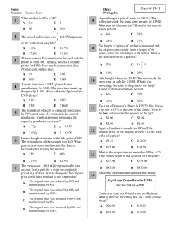 SHEET #