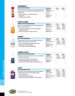 CitruS CleAner A-one ZePride formulA 50 rtu PowerhouSe
