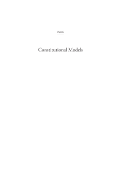 Constitutional Models