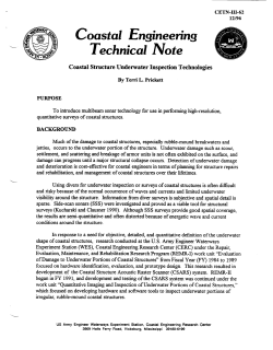 Coastal Engineering Technical Note