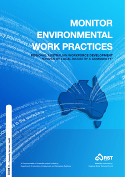 monitor environmental work practices