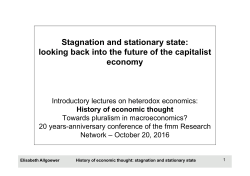 History of Economic Thought