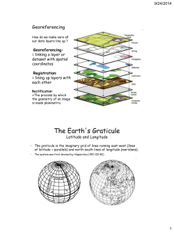 The Earth`s Graticule