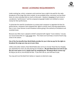 Using Music - wust1120.com