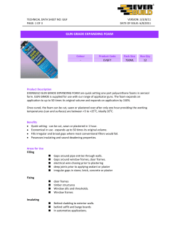 gun grade expanding foam