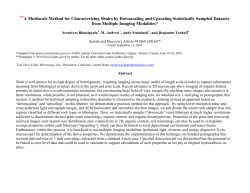 A Multiscale Method for Characterizing Shales by Downscaling and
