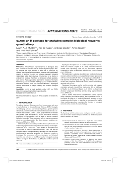 QuACN: an R package for analyzing complex biological networks