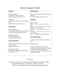 Figurative Language in Macbeth