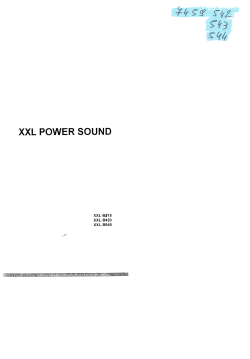 XXL-B,1`15 XXL-B420 XXL-B640