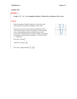 MathMatters 3 Chapter 12 Lesson 12