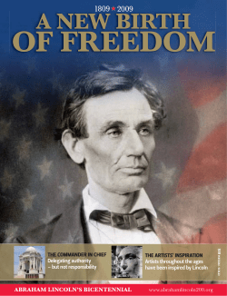 A NEW BIRTH OF FREEDOM