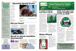 Summer 2015 Newsletter