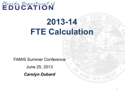 the Presentation - Florida Association of Management