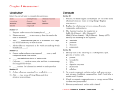 Chapter 4 Assessment