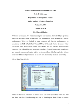 Strategic Management - The Competitive Edge