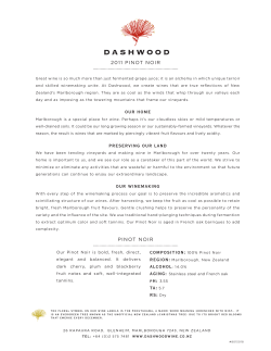 2011 - Dashwood Wines