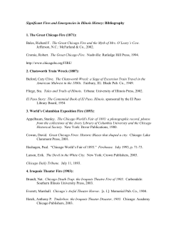 Significant Fires and Emergencies in Illinois History