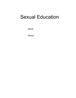 Male and Female Reproductive System Packet