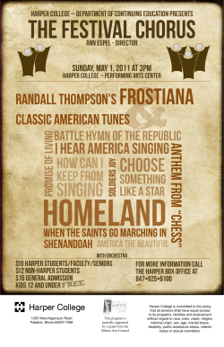 I hear america singing