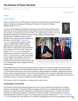 The Sinews of Peace Revised - Center for Security Studies