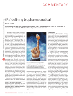(Re)defining biopharmaceutical