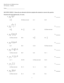 midterm-more-review - Perry Local Schools