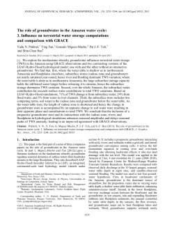 The role of groundwater in the Amazon water cycle: 3. Influence on